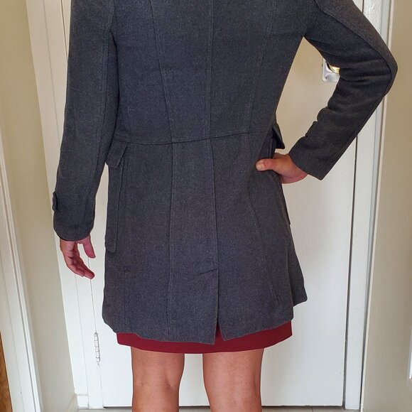 Stylish Forever21 Wool-Polyester Coat - Picture 4 of 8